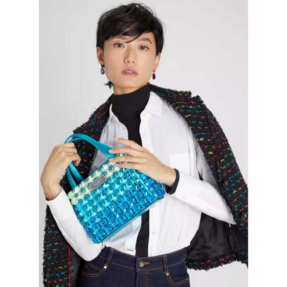Kate Spade 
Sam Icon Candy Beaded Satin Small Tote